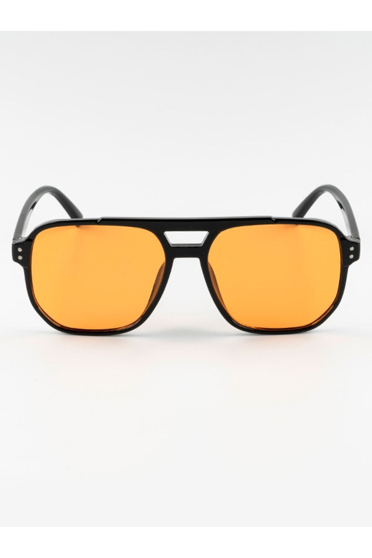 Accessorius Blaine Sarı Camlı Unisex Güneş Gözlüğü