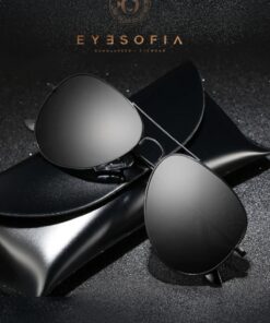 Eyesofia Unisex Siyah Damla Güneş Gözlüğü 001