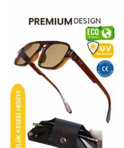 WATCHOFROYAL Royal Eyewear Re1009 Koyu Kahverengi Güneş Gözlüğü