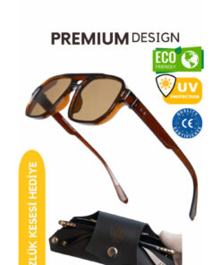 WATCHOFROYAL Royal Eyewear Re1009 Koyu Kahverengi Güneş Gözlüğü