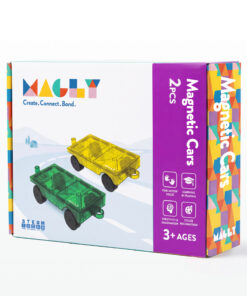 Magly Magnetic Cars Manyetik Araç Oyun Seti - Manyetik Yapı Blokları Araba Eklentisi