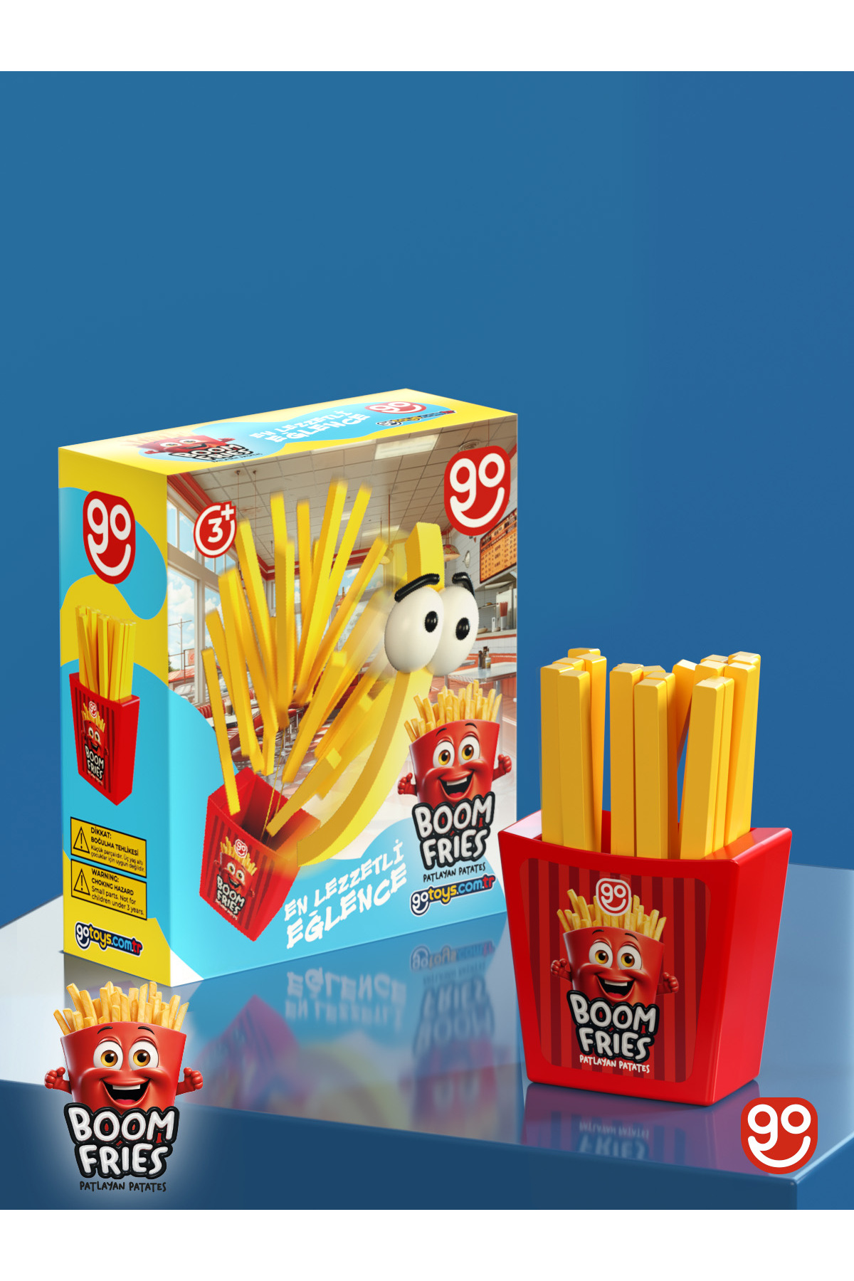 Go Toys Patlayan Patates Boom Fries Eğlenceli Tuzaklı Aktivite Oyuncağı