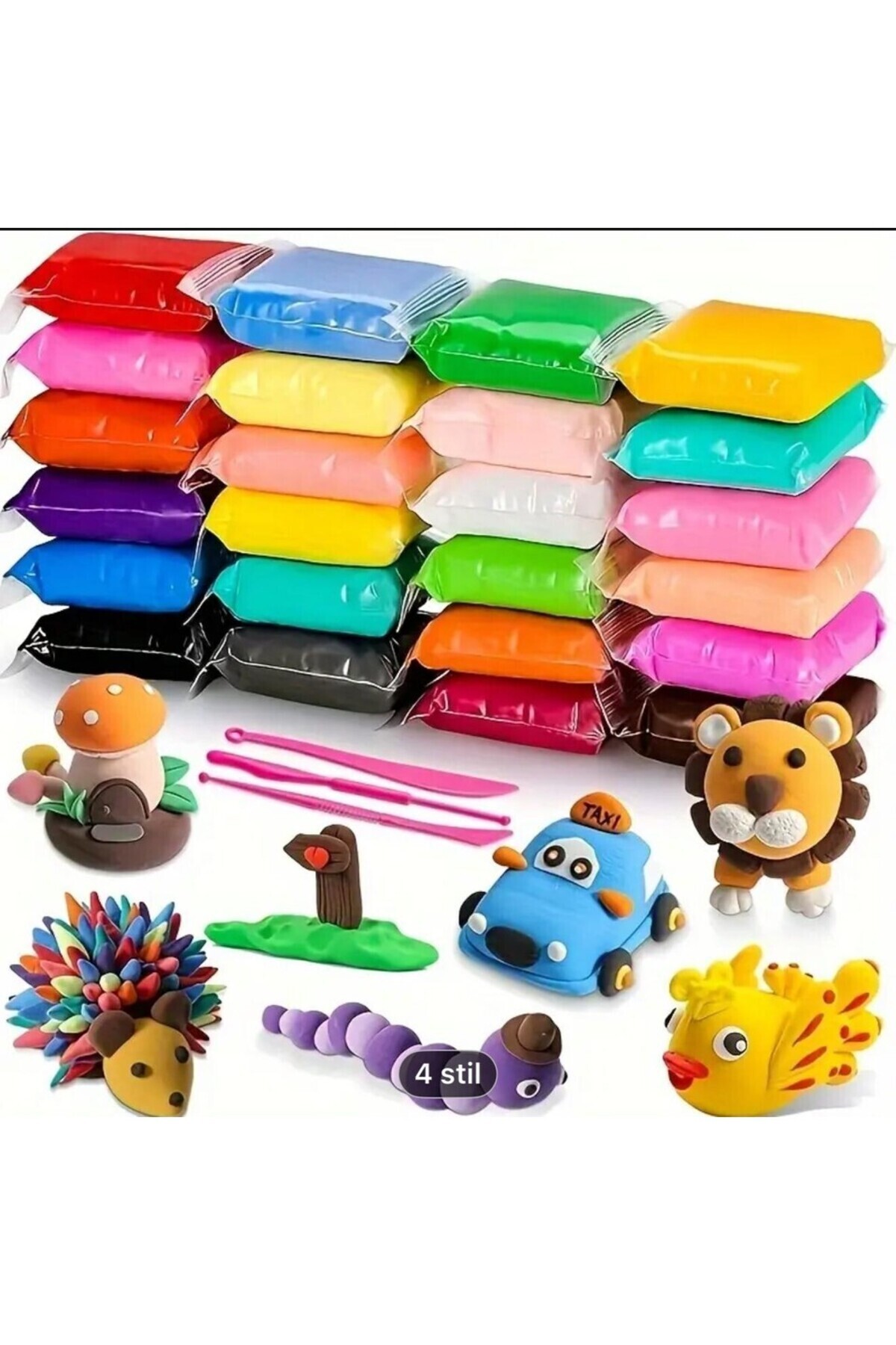 Gökmen Oyuncak Oyun Kili 12 li paket Zıplayan Oyun Hamuru