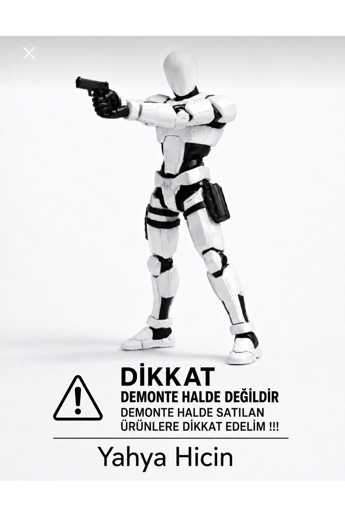 MODA 3D Baskı Koleksiyon Dummy Figür – Eklemli Pozlanabilir Model