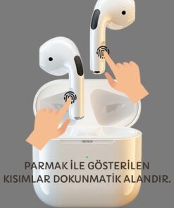 TrkTech Kılıf Hediyeli Pro 5 Plus Premium A Kalite Bluetooth Sürüm 5.3 Bluetooth Kulaklık - Görsel 3