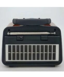 ataşbey Solar Güneş Enerji Led Fenerli RT-301 M Ahşap Nostalji Bluetooth USB-SD-Radyo-Mp3 Çalar Müzik Kutusu - Görsel 3