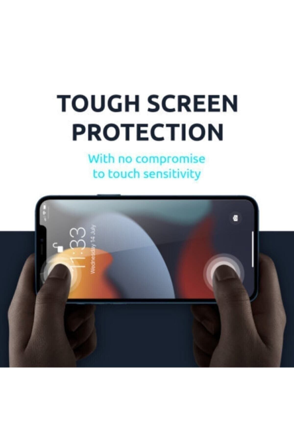 Powerfox iPhone 13 Uyumlu Privacy Hayalet Kırılmaz Cam Tam Kaplayan Gizlilikli Ekran Koruyucu 9H - Görsel 3