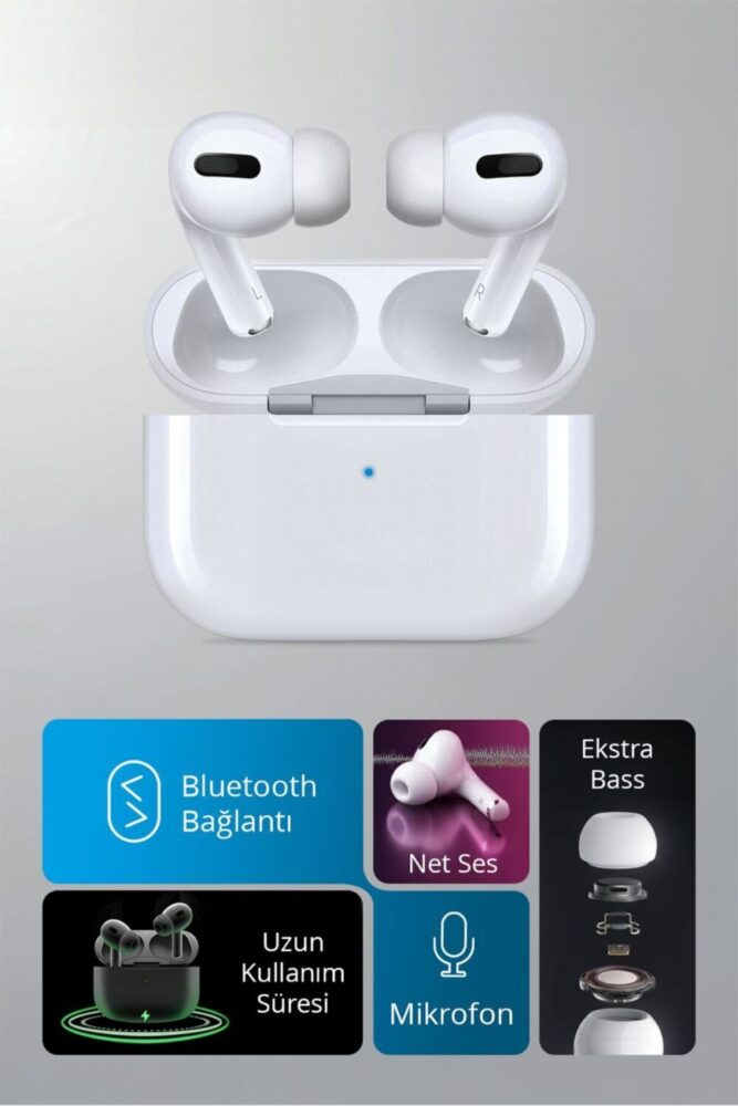 Piranha 9960 Kablosuz TWS Bluetooth Kulak İçi Kulaklık | Mikrofonlu | Şarjlı | iOS/Android - Görsel 2