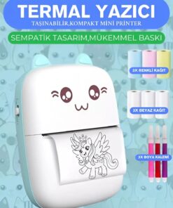 Alternative view of nextbuy Mini Fotoğraf Yazıcı Kablosuz Etiket Yazıcı Baskı Makinesi Ios Android Uyumlu Termal Printer