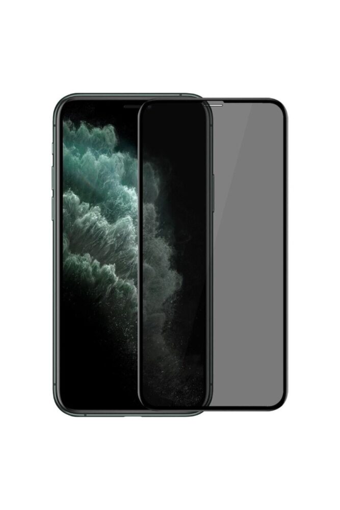 Powerfox iPhone 11 Uyumlu Privacy Hayalet Kırılmaz Cam Tam Kaplayan Gizlilikli Ekran Koruyucu 9H - Görsel 2