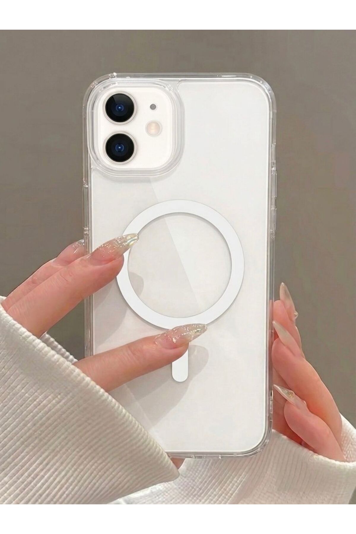 Powerfox Iphone 11 Uyumlu Gerçek Magsafe Özellikli Sert Şeffaf Kılıf