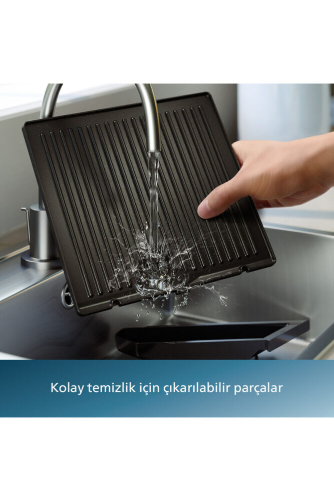Philips 5000 Serisi, 2200W, Izgara ve Tost Makinesi, Izgara için Tam Açılır, HD6301/90 - Görsel 2
