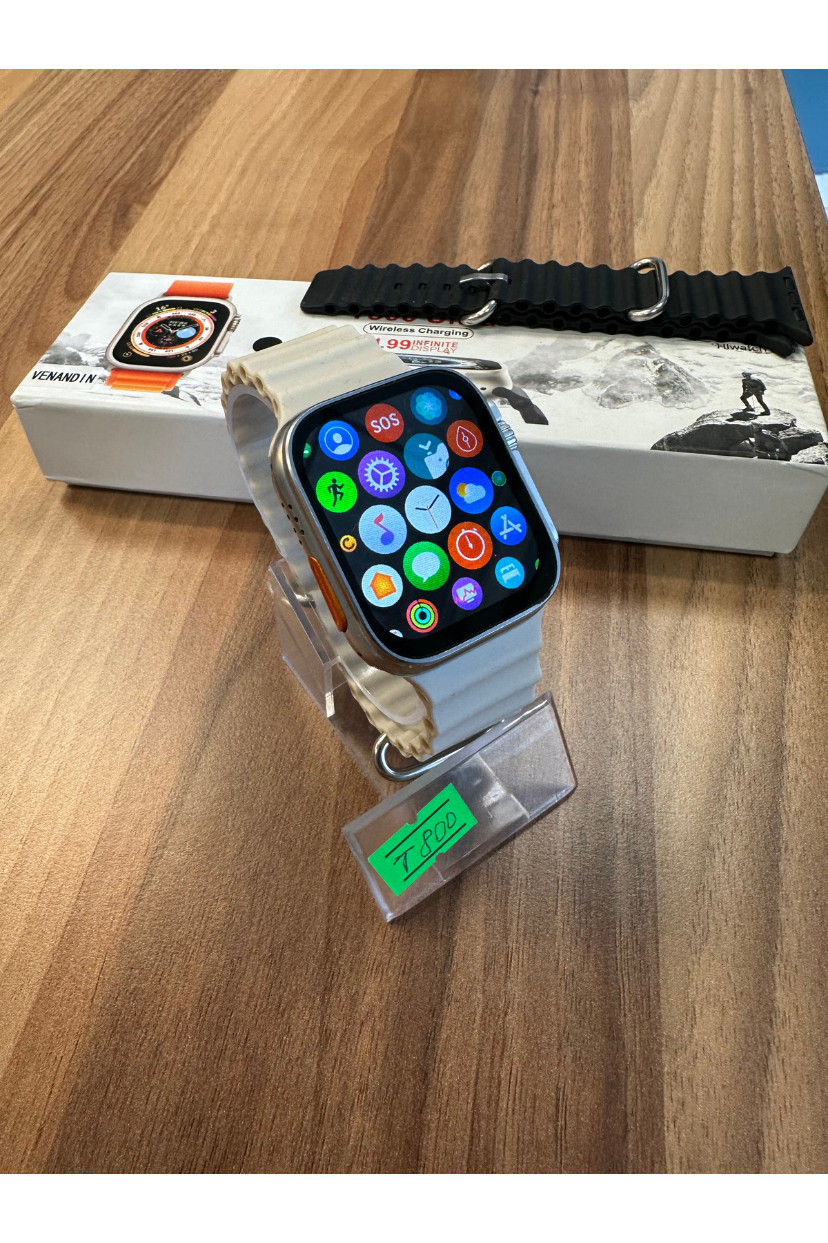 Genel Markalar WATCH800 ULTRA + AKILLI SAAT TÜM CİHAZLARLA UYUMLU ÇİFT KORDON BLUETOOTHLU TÜRKÇE MENÜ 2025 SÜRÜM