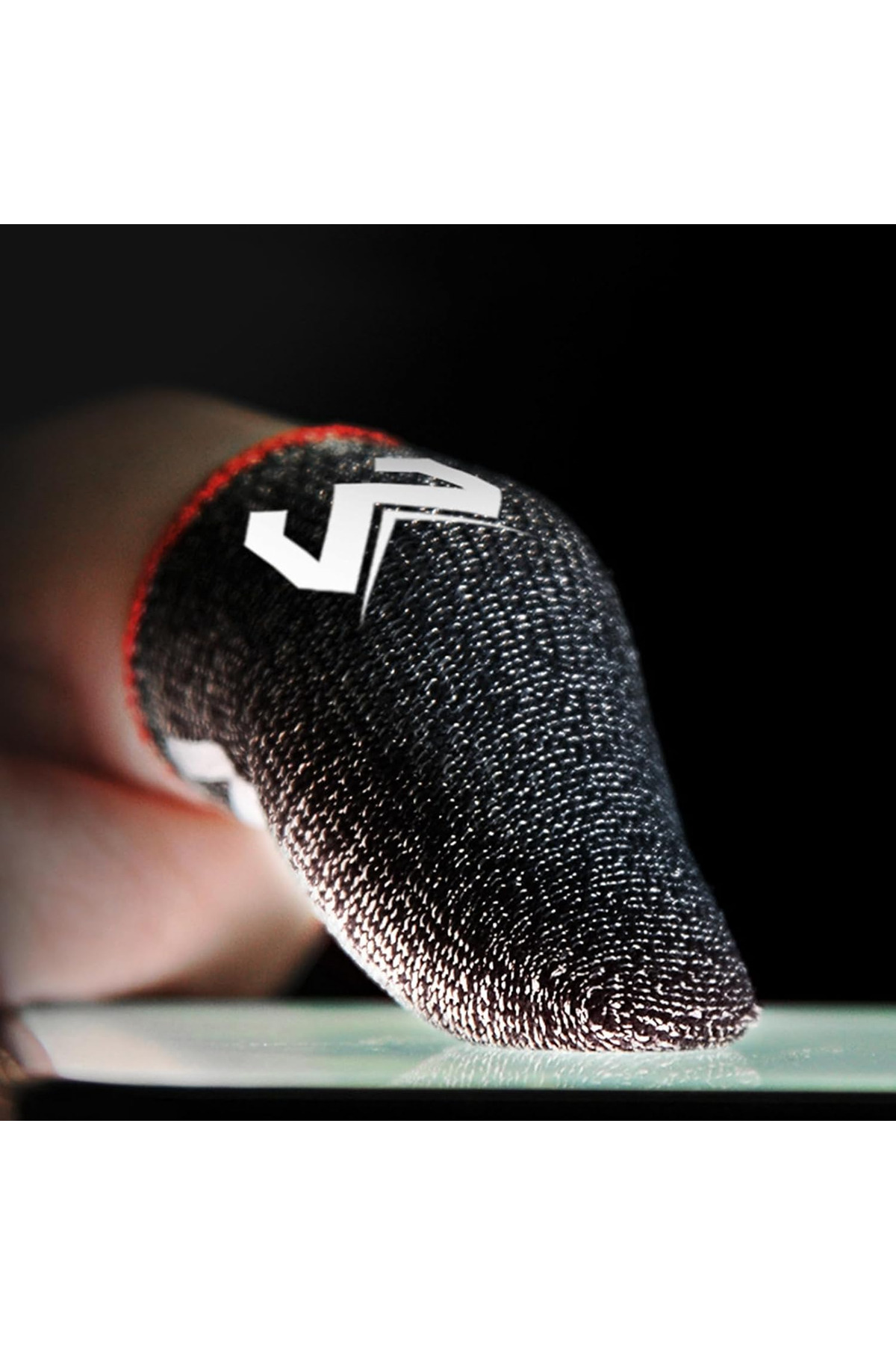 Fibaks E Spor PUBG Mobil Oyun Parmaklık Eldiveni Hassas Dokunma Karbon Fiber Kumaş 2 Adet 1 Çift