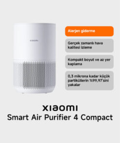 Xiaomi Smart Air Purifier 4 Compact Akıllı Hava Temizleyici (Xiaomi Türkiye Garantili)