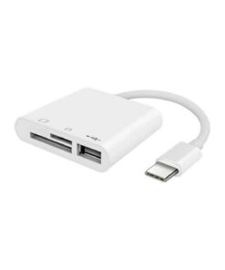 Golden Tech Type C To SD Micro SD TF Kart Okuyucu ve USB Çevirici 3 in 1 Dönüştürücü Adaptör