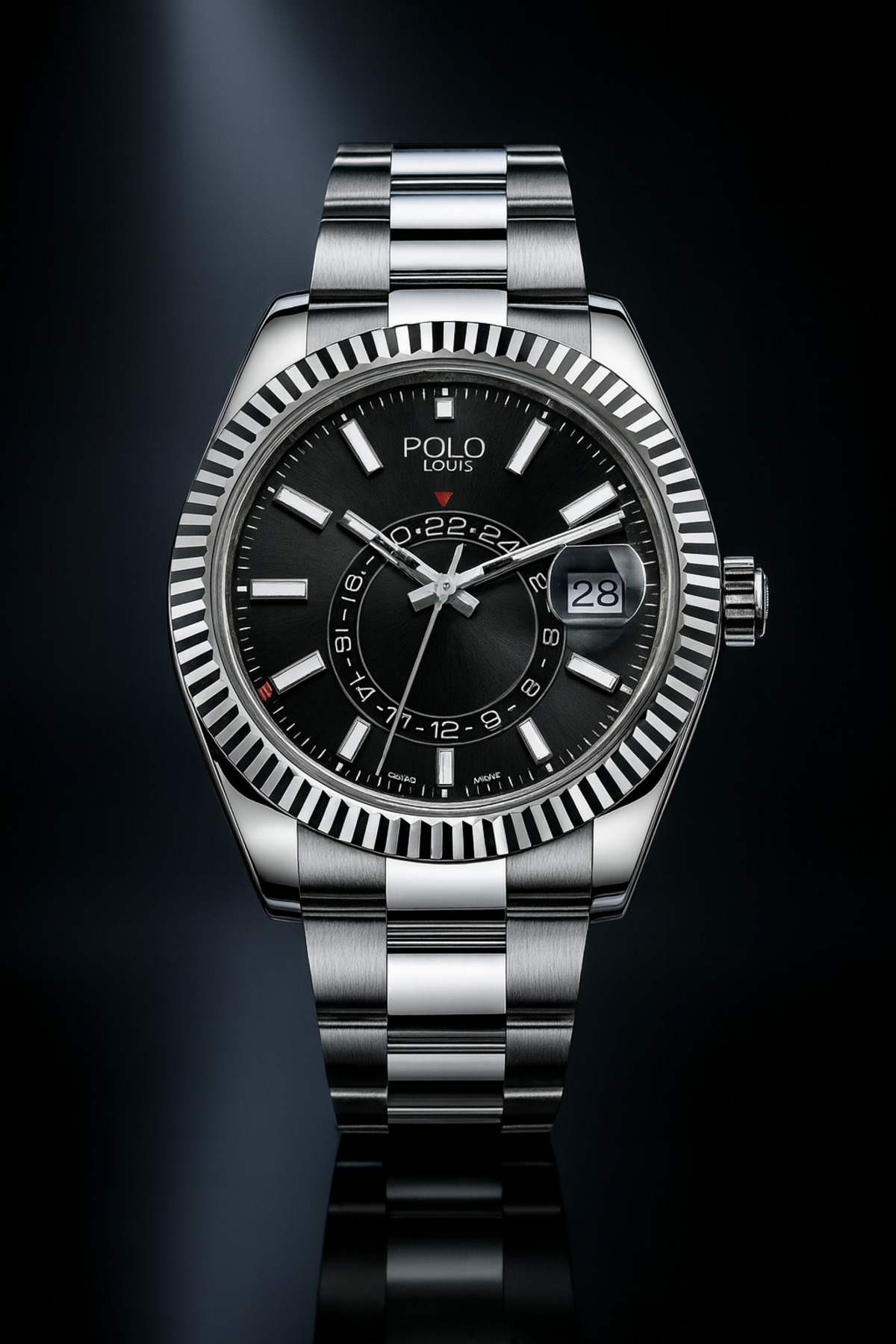 G-Sport POLO Rolex Model Çelik Kordon Erkek Kol Saati