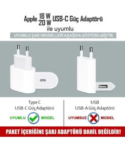 Alternative view of Fibaks iPhone 18W/20W/25W Patrick Yıldız Şarj Aleti Koruyucu Şarj Kablosu Örme Aparatlı Koruyucu Toparlama