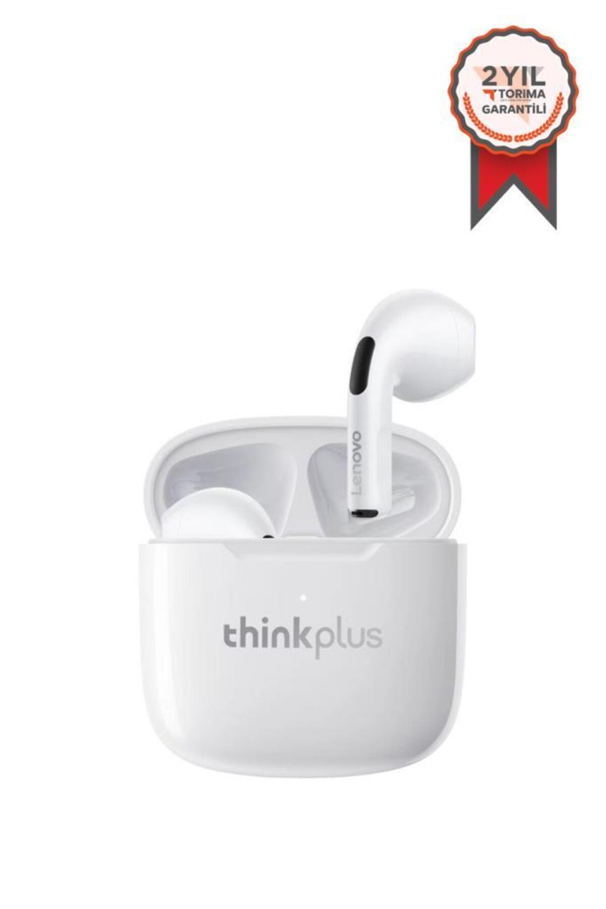 LENOVO Thinkplus Bluetooth Kulaklık Kulak İçi Kablosuz Kulaklık LP1 Yeni Versiyon Beyaz