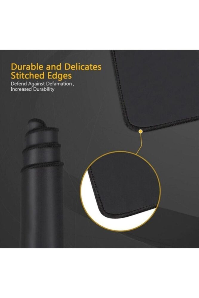 Game-X Xxl 90*40 cm Siyah Kaymaz Deskpad Kenar Dikişli - Görsel 2
