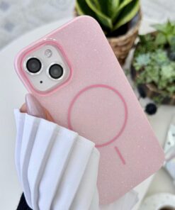 Alternative view of Go Aksesuar Iphone 15 - 14 -13 Uyumlu Glitter MAGSAFE Özellikli Darbe Önleyici Koruyucu Kılıf