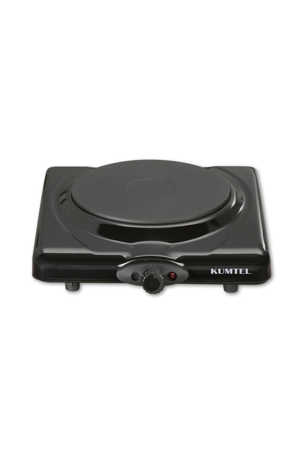 KUMTEL LX-7115 Ayarlanabilir Termostatlı Tekli Elektrikli Ocak - Siyah