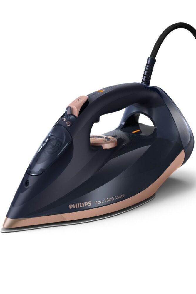 Philips 7500 Serisi Buharlı Ütü, 3200W, 55 g/dk Sürekli Buhar, SteamGlide Elite, 260 g Şok Buhar, DST7510/80