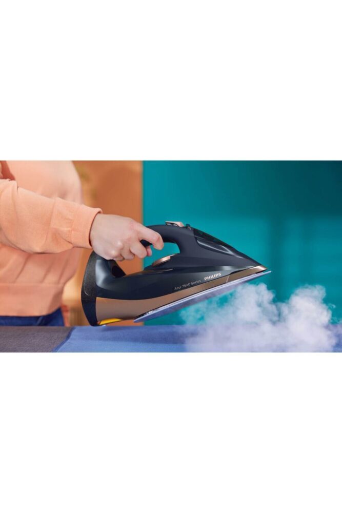 Philips 7500 Serisi Buharlı Ütü, 3200W, 55 g/dk Sürekli Buhar, SteamGlide Elite, 260 g Şok Buhar, DST7510/80 - Görsel 2