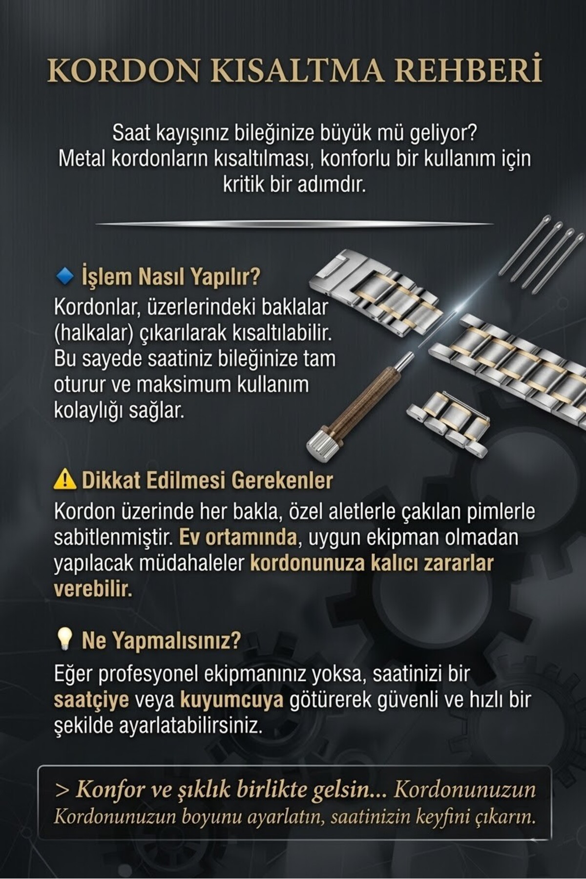Leerybee Klasik & Şık: Lüks Metal Klipsli Kordon Takvimli Erkek Kol Saati Özel Kutusunda 35 MM Kasa Çapı - Görsel 3