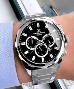Daniel Klein Premium Erkek Kol Saati 3 Atm Su Geçirmez Gumus Renk Çelik Kordon Dke2023c9