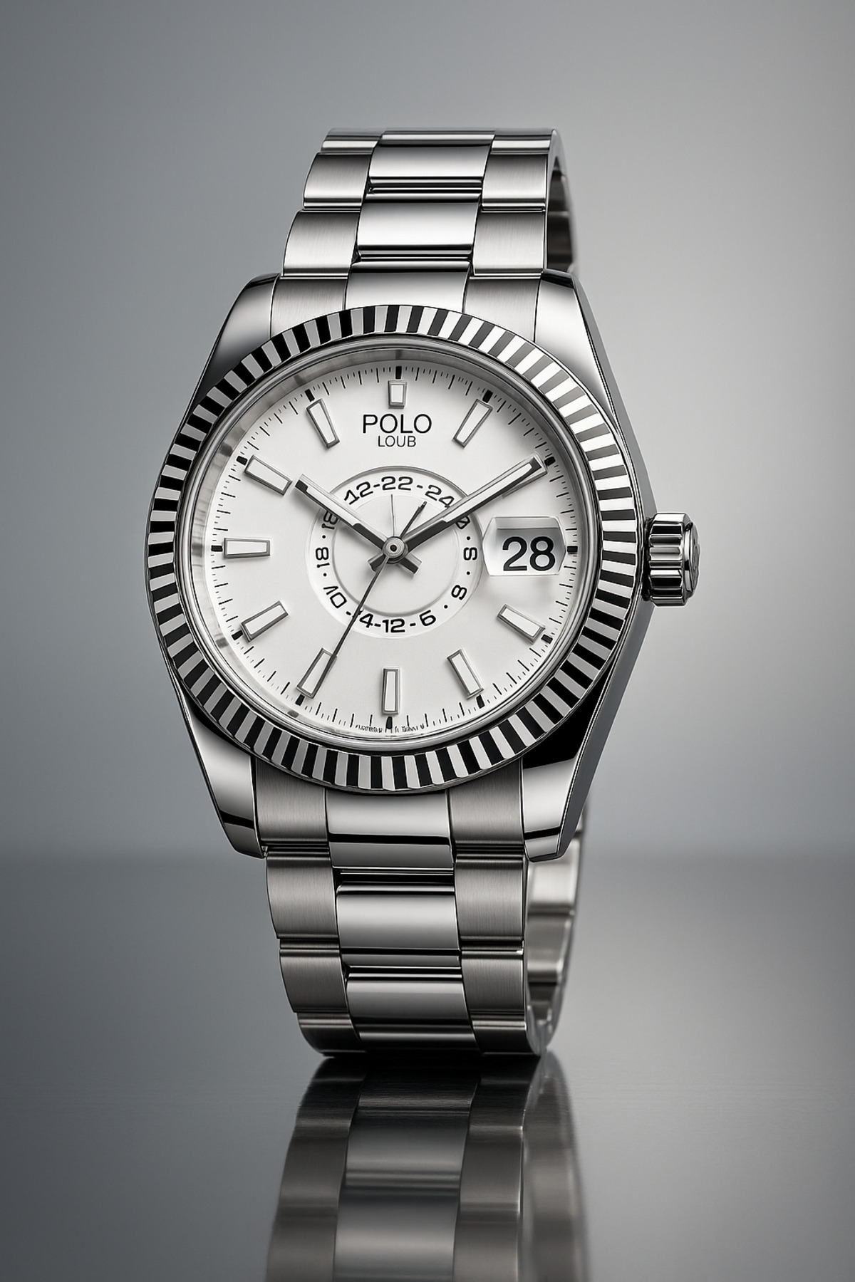 G-Sport POLO Rolex Model Çelik Kordon Erkek Kol Saati