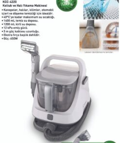 Kiwi Kcc-4320 Koltuk Halı Yıkama Ve Leke Çıkartma Makinesi