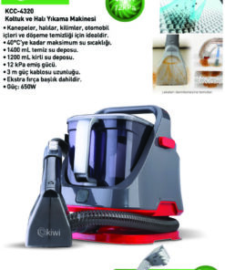 Kiwi Kcc-4320 Koltuk Halı Yıkama Ve Leke Çıkartma Makinesi - Görsel 3