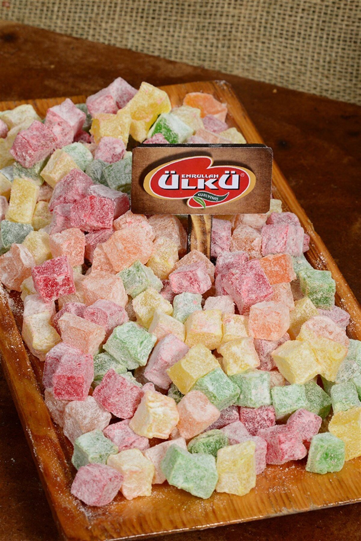 ÜLKÜ KURUYEMİŞ MİNİ YUMUŞAK RENKLİ KUŞ LOKUMU 500GR
