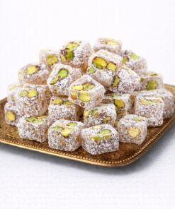 ARTUKBEY Çifte Kavrulmuş Hindistan Cevizli Fıstıklı Lokum 500 Gr