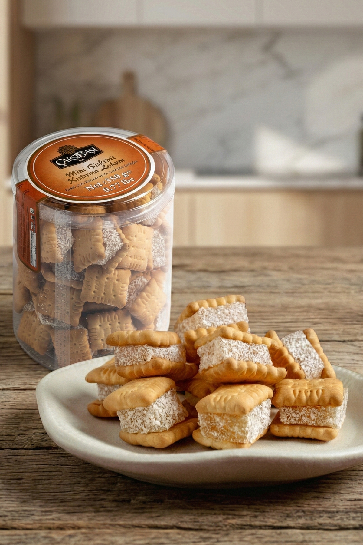 çarşıbaşı Mini Bisküvi Arası Kıstırma Lokum 350 Gram