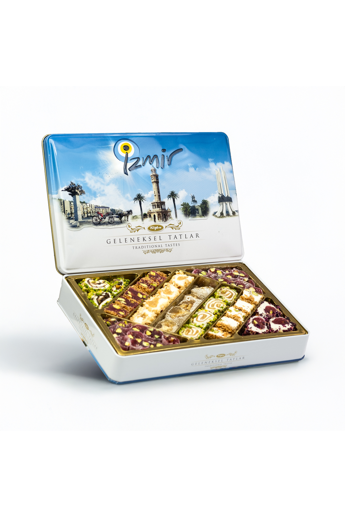 Tuğba Kuruyemiş Geleneksel Tatlar Metal Kutu 540 gr (izmir)