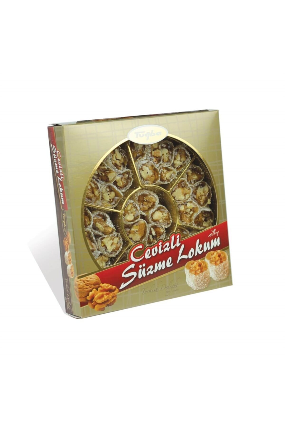 Tuğba Kuruyemiş Bol Cevizli Süzme Lokum 400 Gr(TURKİSH DELİGHT)