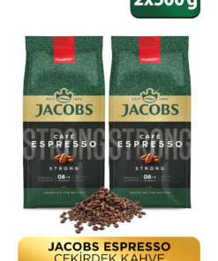 Jacobs Cafe Espresso Çekirdek Kahve 500gr X 2 Adet