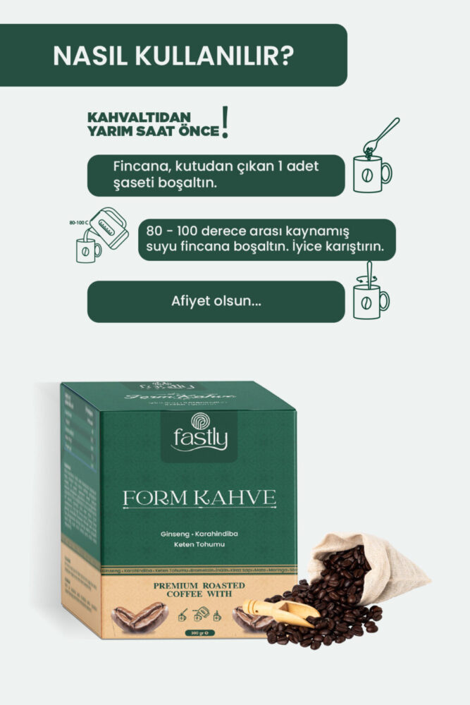 FASTLY Form Kahve - 300 Gram 30 Şase - Görsel 2