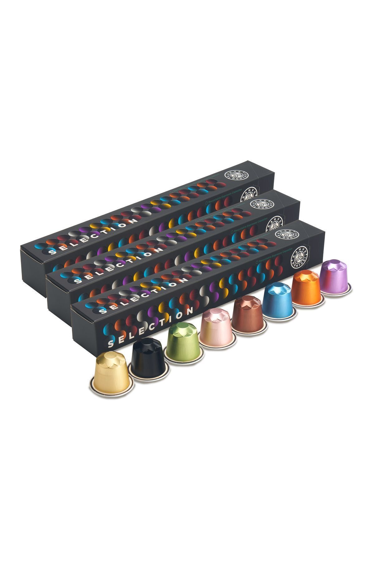 Kahve Dünyası Selection Kapsül Kahve 3'lü Set Nespresso Ile Uyumlu