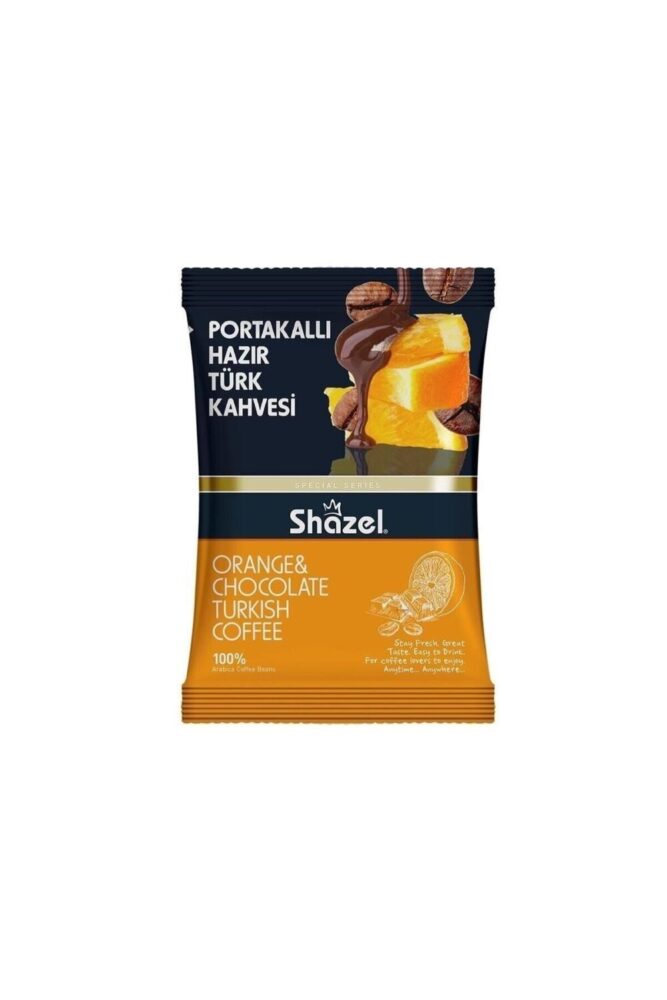 Shazel Portakallı Hazır Türk Kahvesi 100g X 3 Adet - Görsel 2