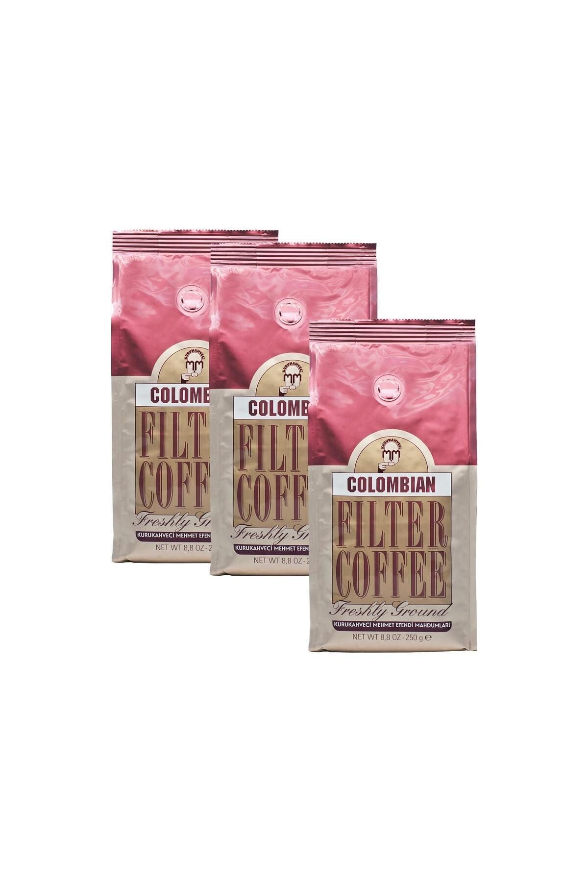 Mehmet Efendi Kurukahveci Café Colombiano Filtrado 3 x 250 G