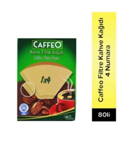 Caffeo 4 Numara Filtre Kahve Kağıdı 80 Adet Kahverengi - Görsel 3