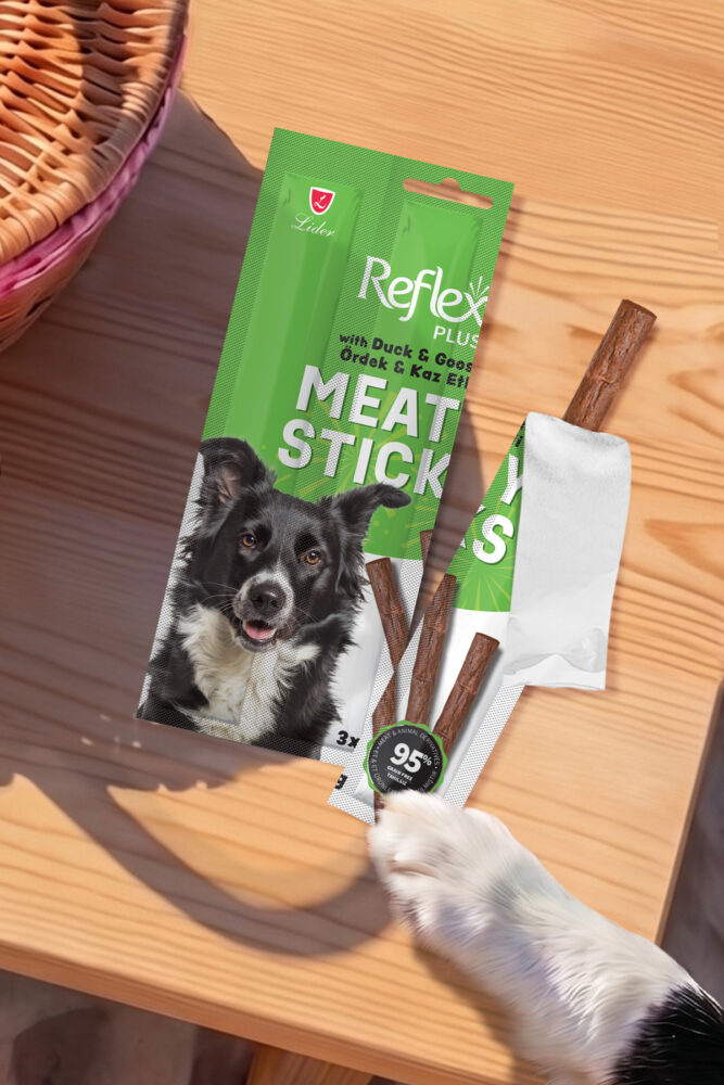 Reflex STICK KÖPEK-ÖRDEK&KAZ ETLI ÖDÜL 3X11GR. - Görsel 2