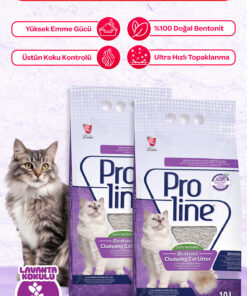 Proline Lavanta Kokulu Kedi Kumu 10 Lt x 2 Adet