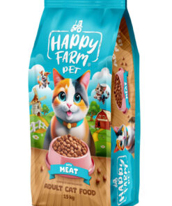 happy farm Etli Kedi Maması 15Kg - Görsel 3