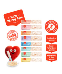 Wanpy Krema Kedi Ödül Maması 14gr (45 Adet) (Karışık Çeşitli) - Görsel 3