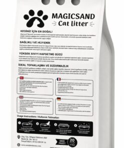 Alternative view of Magic Sand Cat Litter Active Carbon Kedi Kumu Kalın Taneli 20 Lt