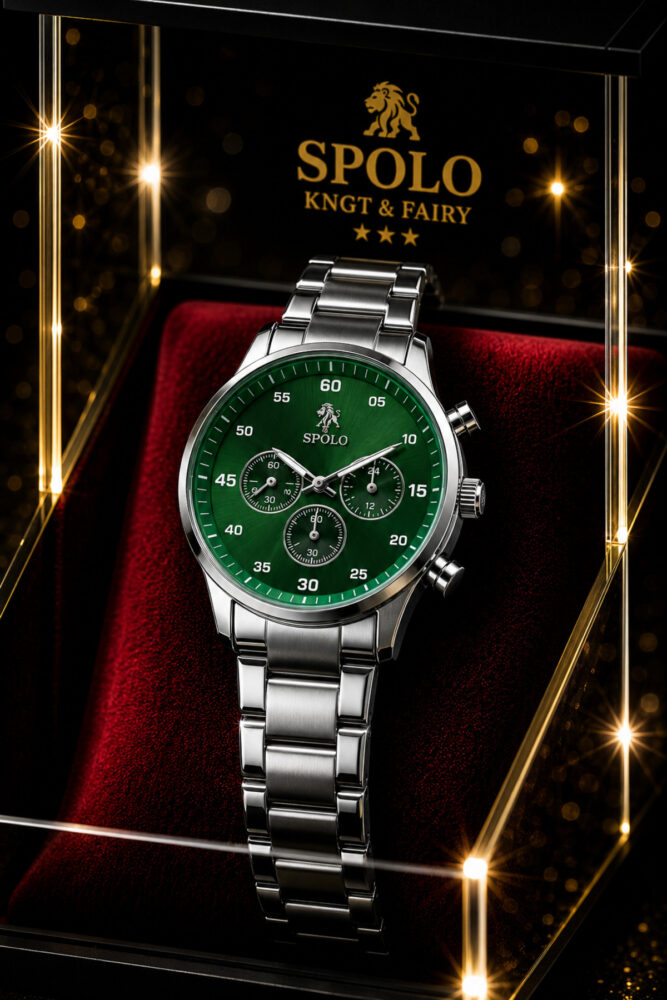 S.POLO SPOLO MARKA GÜMÜŞ RENKKORDON ERKEK KOL SAATİ SEVGİLİER GÜNÜ HEDİYESİ